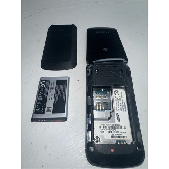 Samsung SGH-A157V (AT&T) Flip Mobile Cell Phone - 3G GSM with battery. Works ! - Picture 2 of 4